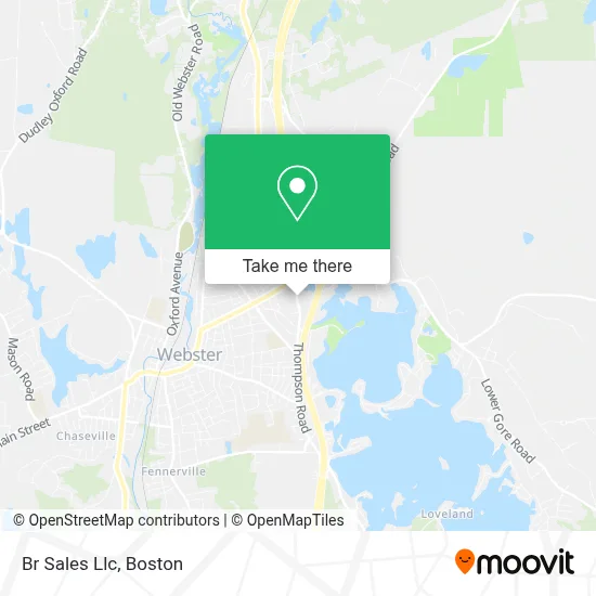 Br Sales Llc map