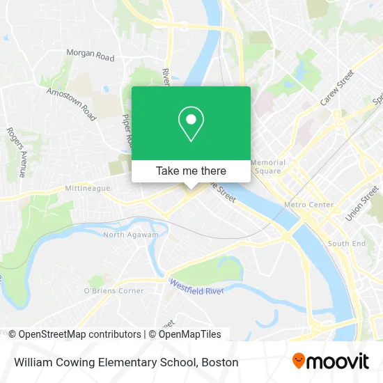 William Cowing Elementary School map