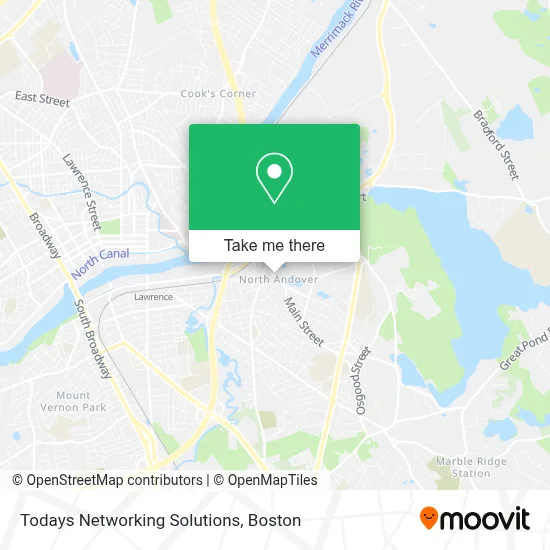Todays Networking Solutions map