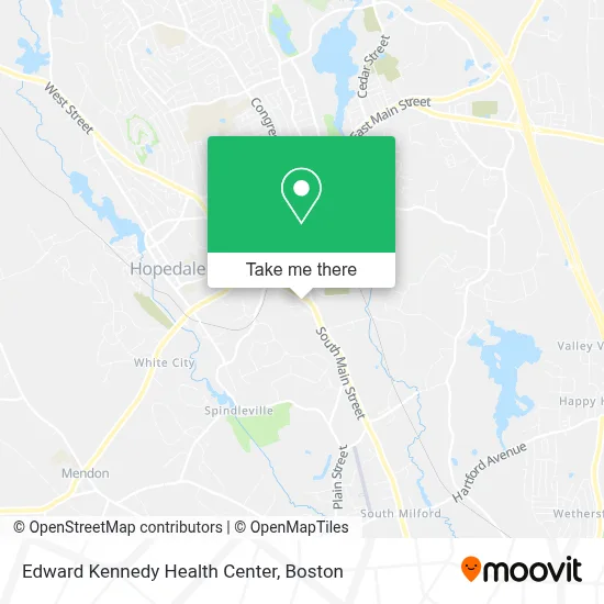 Edward Kennedy Health Center map