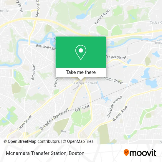 Mcnamara Transfer Station map