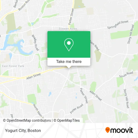 Yogurt City map