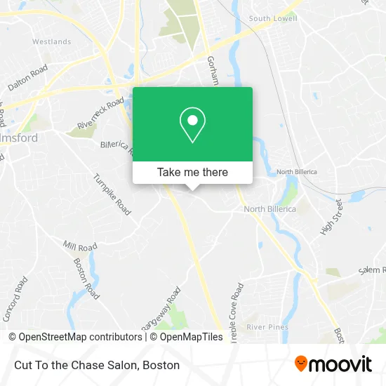 Cut To the Chase Salon map