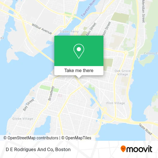 D E Rodrigues And Co map