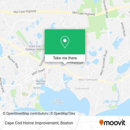 Cape Cod Home Improvement map