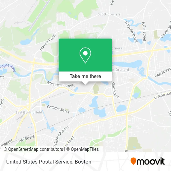 United States Postal Service map