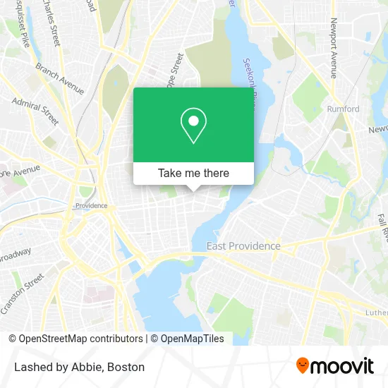 Lashed by Abbie map