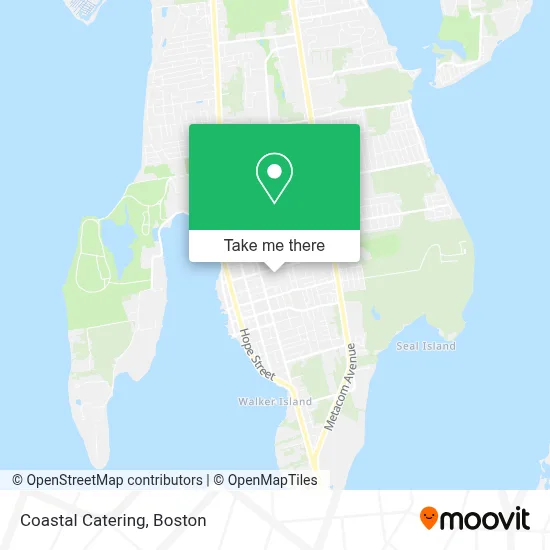 Coastal Catering map