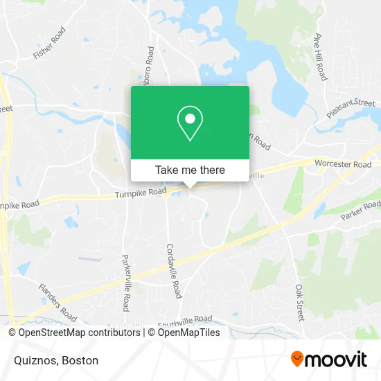 Quiznos map