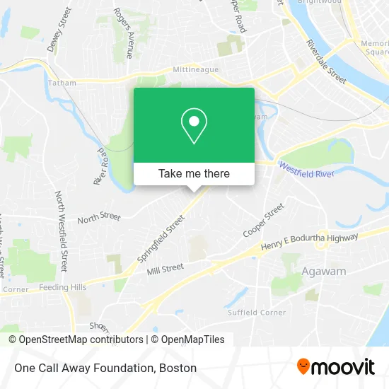 One Call Away Foundation map
