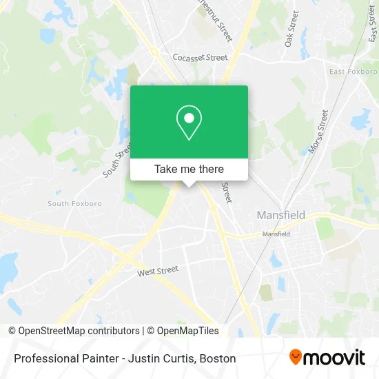 Professional Painter - Justin Curtis map
