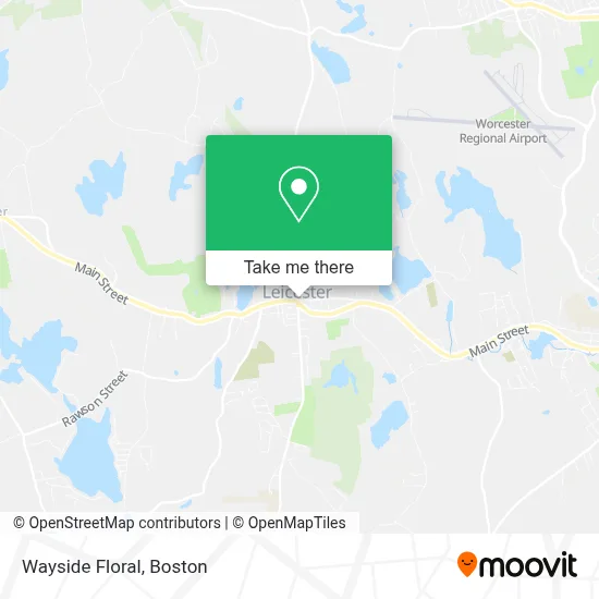 Wayside Floral map