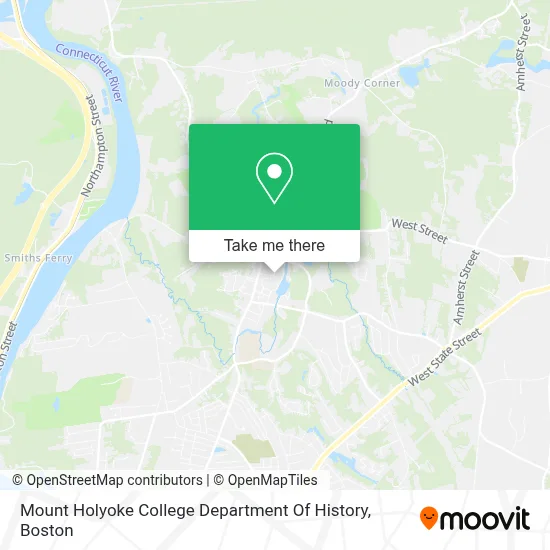 Mount Holyoke College Department Of History map