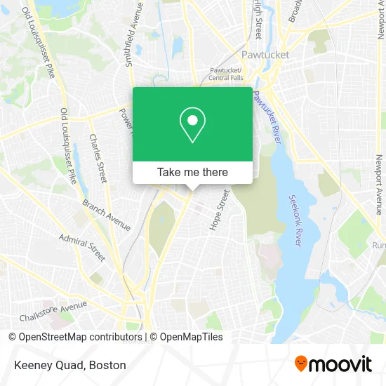 Keeney Quad map