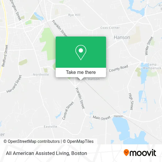 All American Assisted Living map