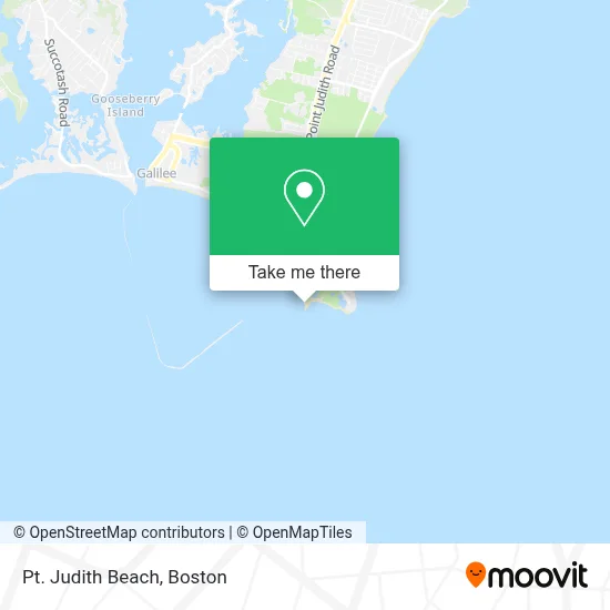 Pt. Judith Beach map