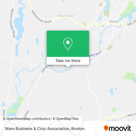 Ware Business & Civic Association map