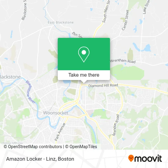 Amazon Locker - Linz map