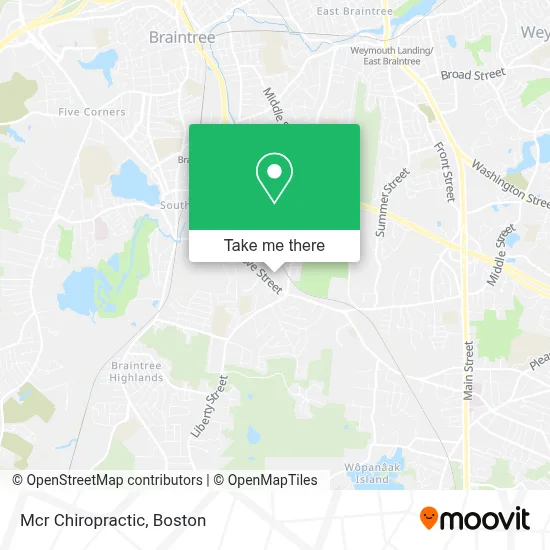 Mcr Chiropractic map
