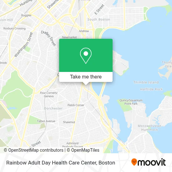 Rainbow Adult Day Health Care Center map