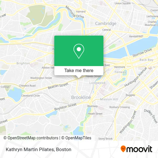 Kathryn Martin Pilates map