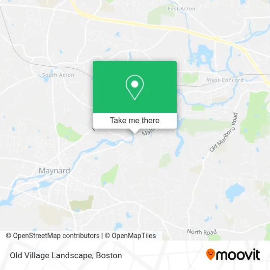 Old Village Landscape map