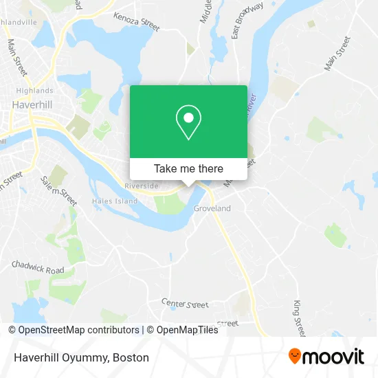 Haverhill Oyummy map
