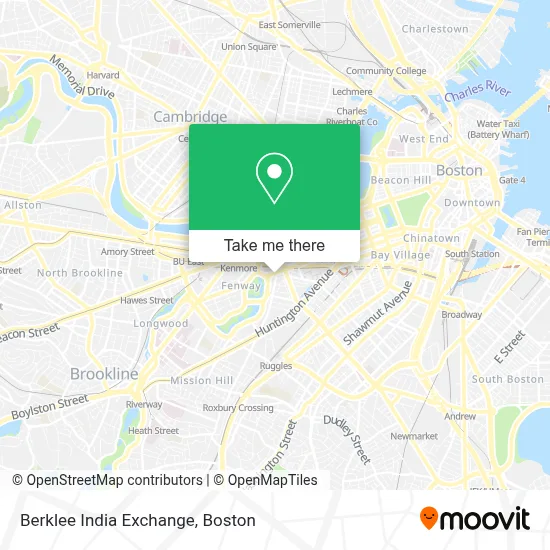 Berklee India Exchange map