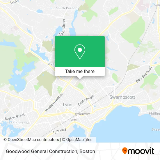 Goodwood General Construction map