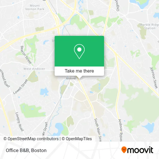 Office B&B map