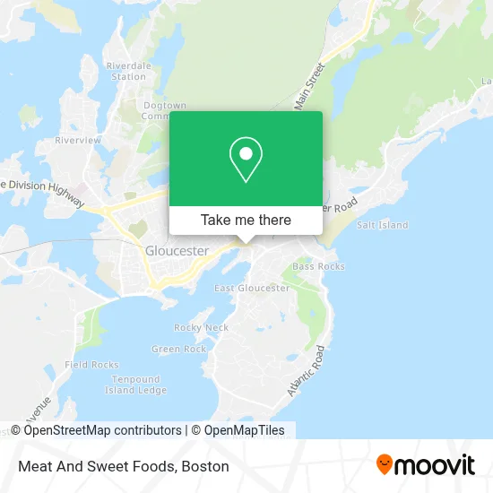 Meat And Sweet Foods map