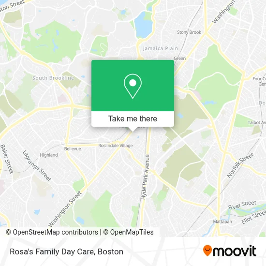 Rosa's Family Day Care map