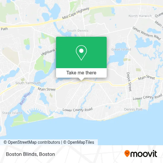 Boston Blinds map