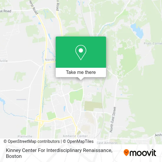 Kinney Center For Interdisciplinary Renaissance map