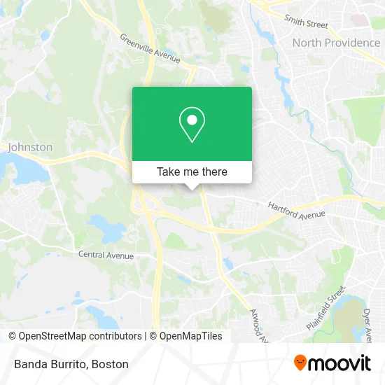 Banda Burrito map