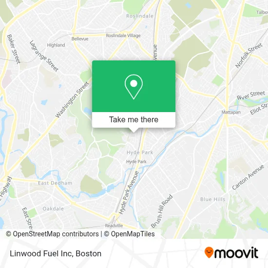 Linwood Fuel Inc map