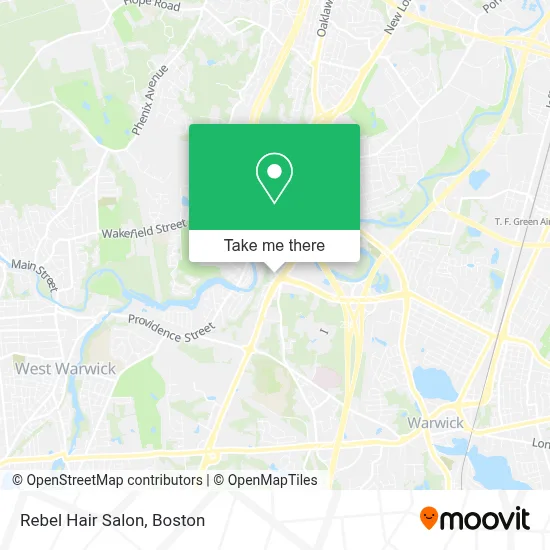 Rebel Hair Salon map