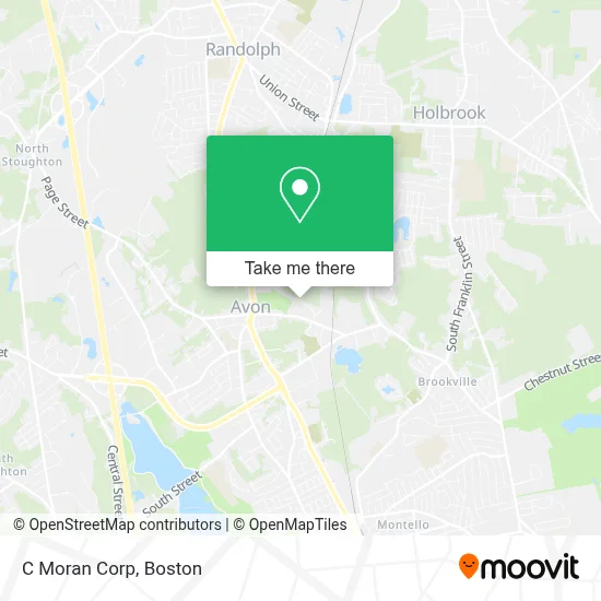 C Moran Corp map