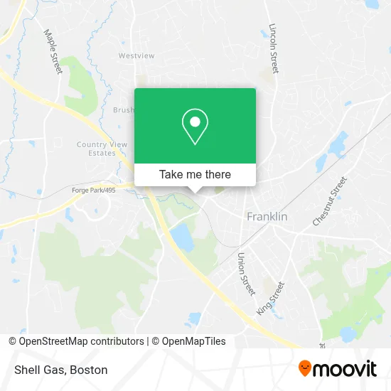 Shell Gas map