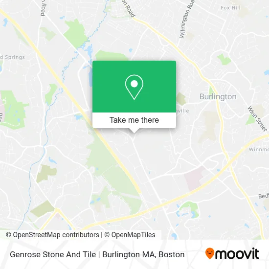 Genrose Stone And Tile | Burlington MA map
