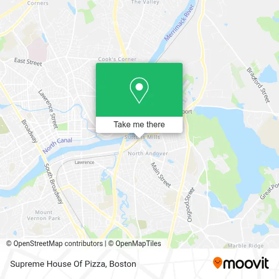 Supreme House Of Pizza map