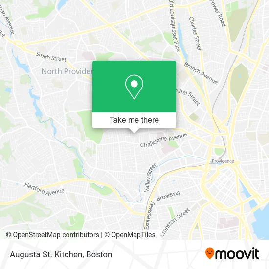 Augusta St. Kitchen map