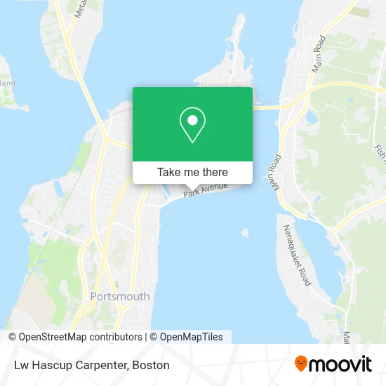 Lw Hascup Carpenter map