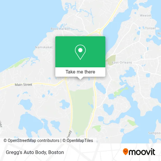 Gregg's Auto Body map