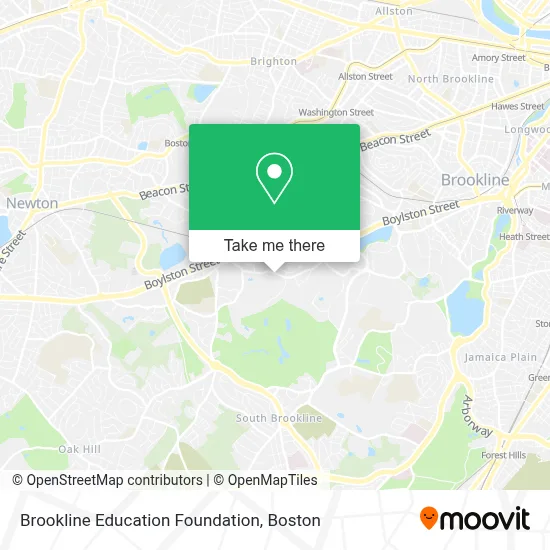 Brookline Education Foundation map