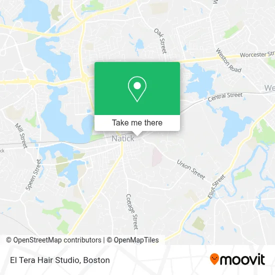 El Tera Hair Studio map