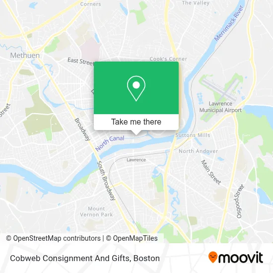 Cobweb Consignment And Gifts map