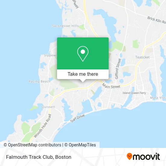 Falmouth Track Club map