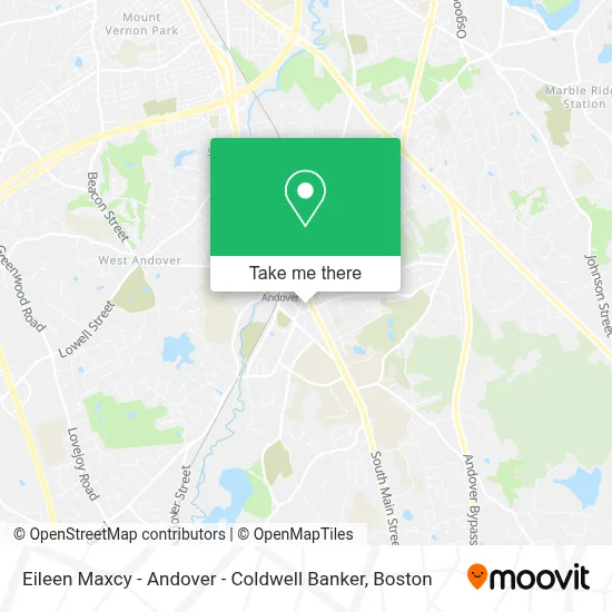 Eileen Maxcy - Andover - Coldwell Banker map