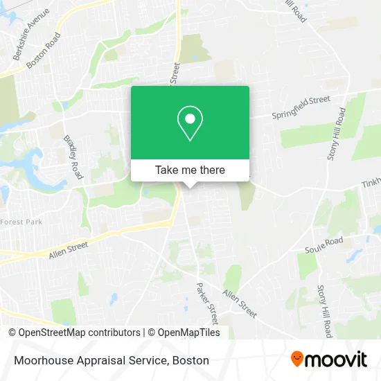 Moorhouse Appraisal Service map
